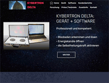 Tablet Screenshot of kybertron.ch